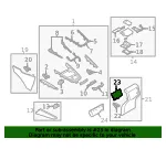 Console Panel Bracket - Mazda (tk4864433a) - view 4