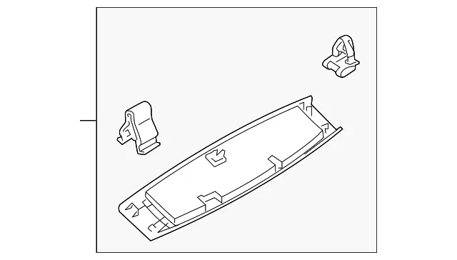 Lift-Gate Trim - Mazda (tk486893002)