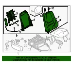 Seat Back Assembly - Mazda (tk488813002) - view 4