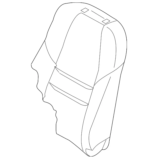 Seat Back Cushion Cover - Mazda (tk48881812a)
