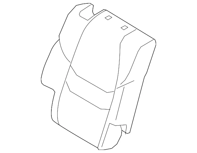 Seat Back Cushion Cover - Mazda (tk48882312a)