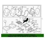 Seat Trim Panel - Mazda (tk48882g12a) - view 4