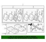 Seat Frame Trim Panel - Mazda (tk48883g13a) - view 4