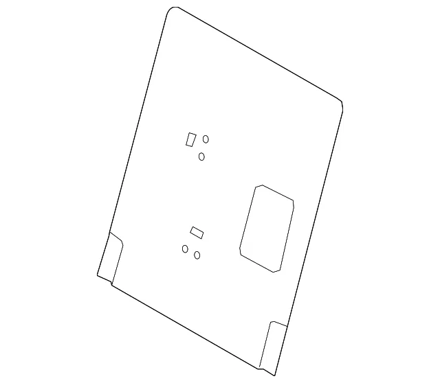 Seat Back Panel - Mazda (tk48883p8)