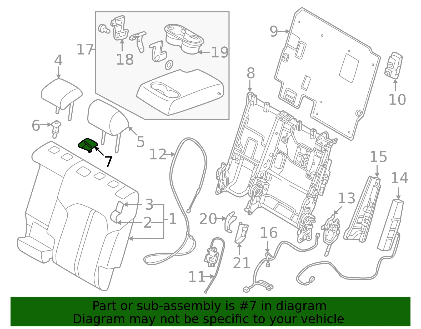 Seat Belt Guide - Mazda (tk488842718) - view 2