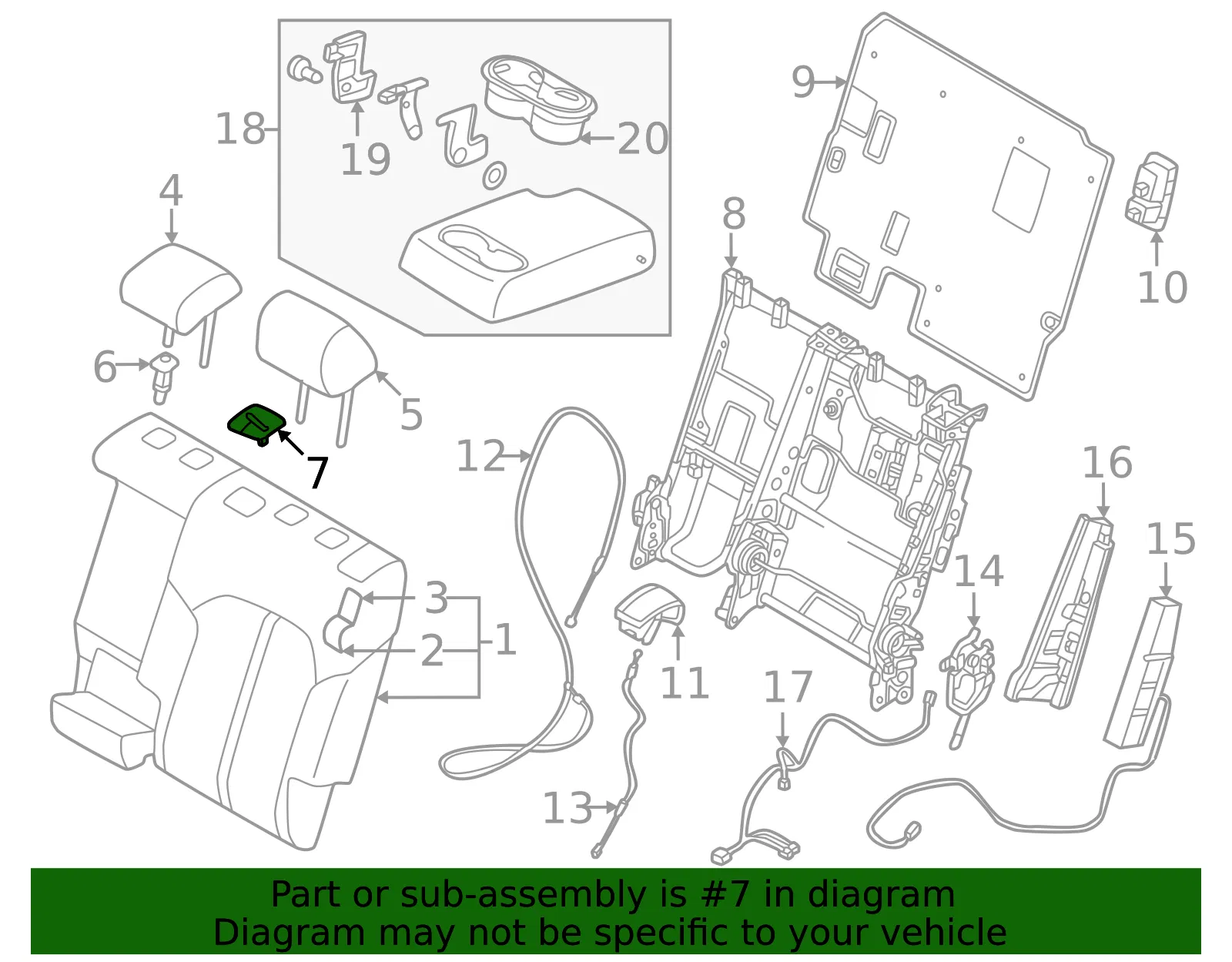 Seat Belt Guide - Mazda (tk488842739) - view 2