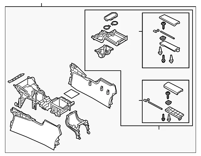 Console Assembly - Mazda (tk5264420k05)