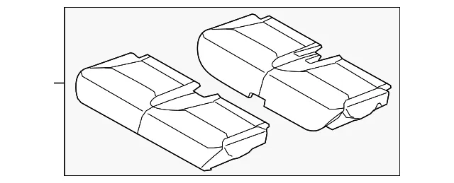 Seat Cushion Foam - Mazda (tk7957300a2a)