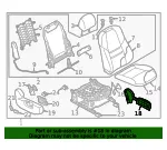 Seat Trim Panel - Mazda (tk79881g32a) - view 4