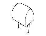 Headrest, Outer - Mazda (tk798824002) - view 3