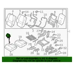 Headrest, Outer - Mazda (tk798824002) - view 4