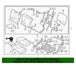 Headrest, Center - Mazda (tk798829002) - view 4