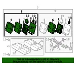 Seat Back Assembly - Mazda (tk7988330c05) - view 4