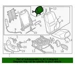 Headrest - Mazda (tk818814015) - view 4