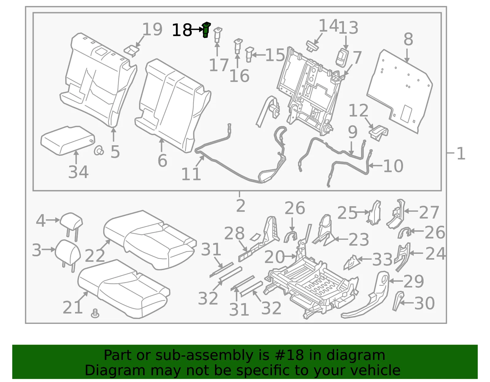Headrest Guide - Mazda (tk94881g802) - view 2
