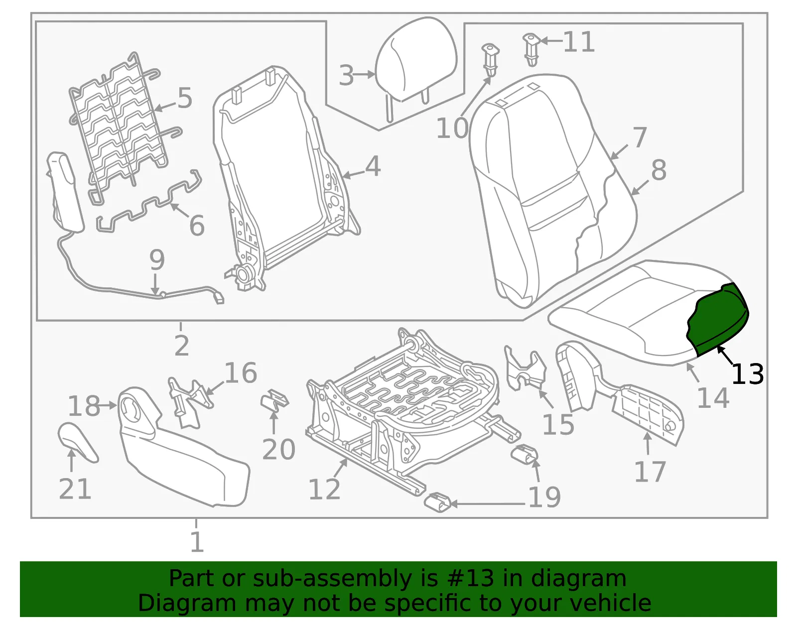 Seat Cushion Foam - Mazda (tl028811x) - view 2