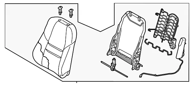 Seat Back Assembly - Mazda (tl028818002)