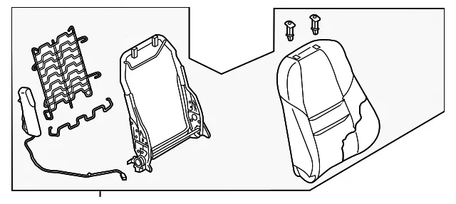 Seat Back Assembly - Mazda (tm528813002)