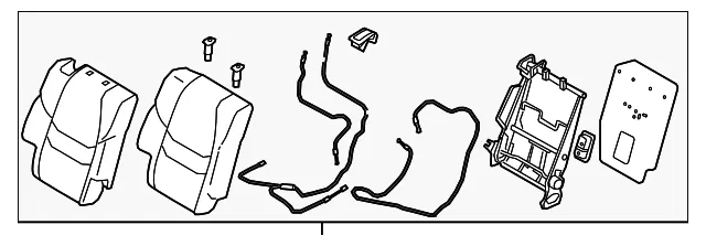 Seat Back Assembly - Mazda (tm52882302a)