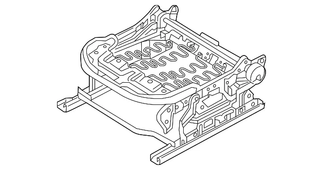 Seat Adjuster - Mazda (tn3988h50a)