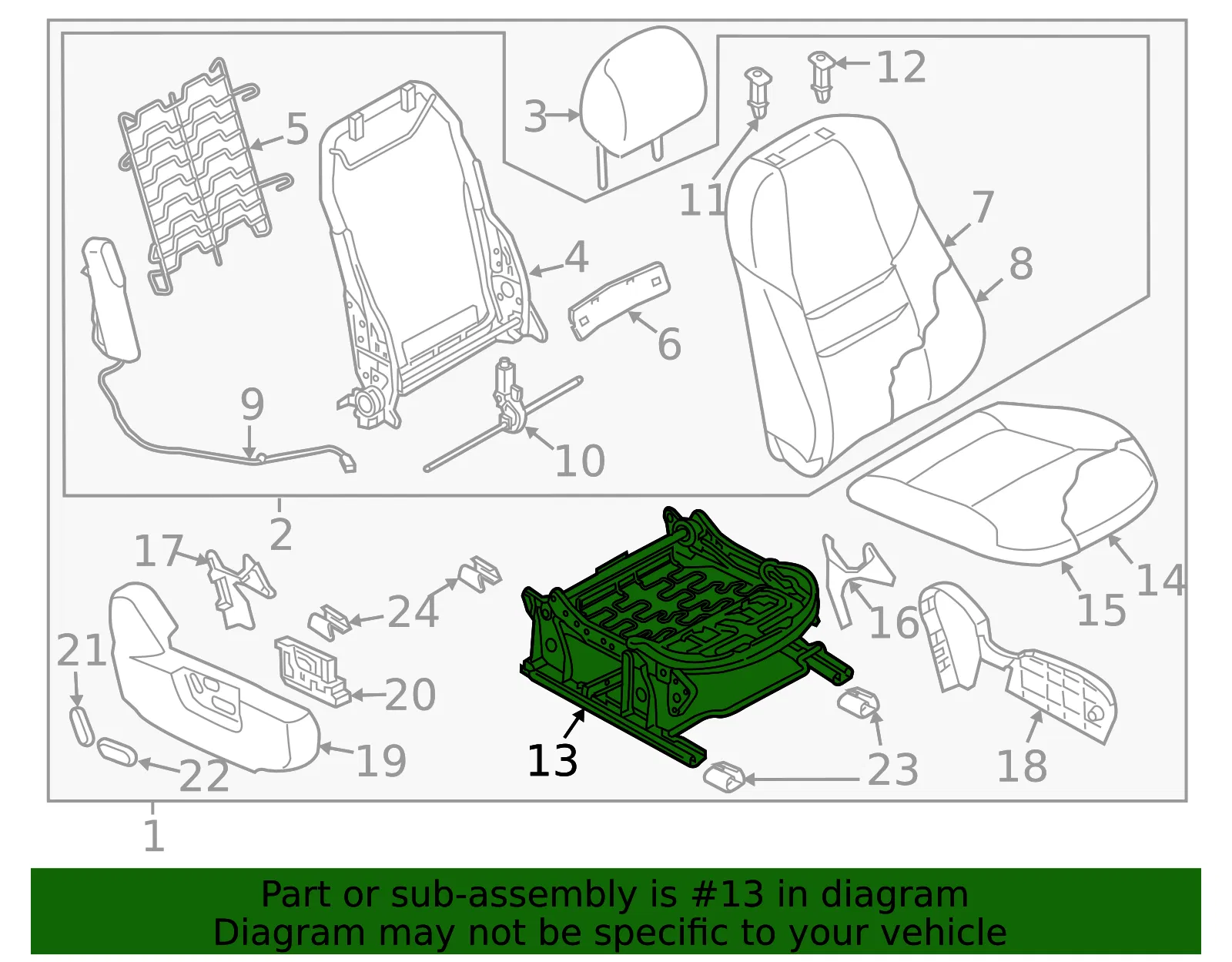 Seat Track - Mazda (tn4088aa0) - view 2