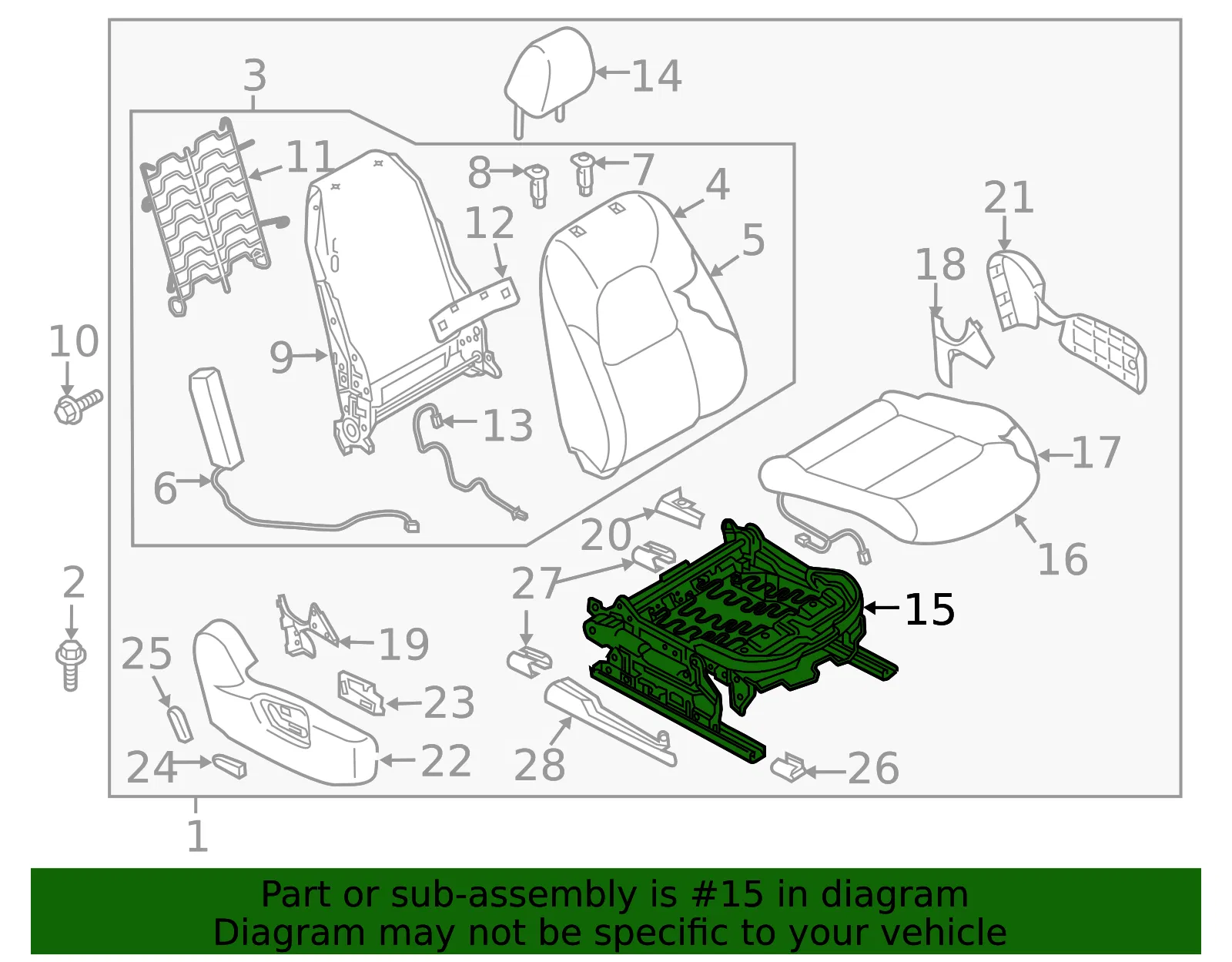 Seat Adjuster - Mazda (tn4288aa0) - view 2