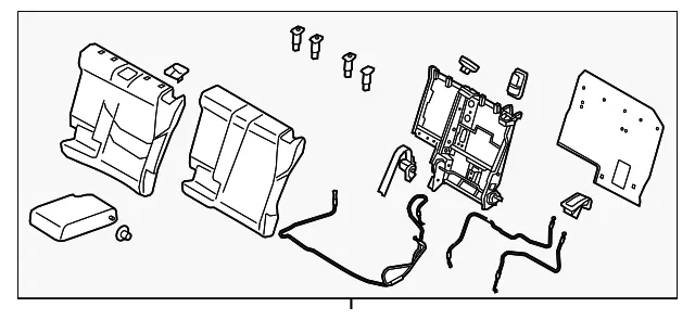Seat Back Assembly - Mazda (ts388828005)