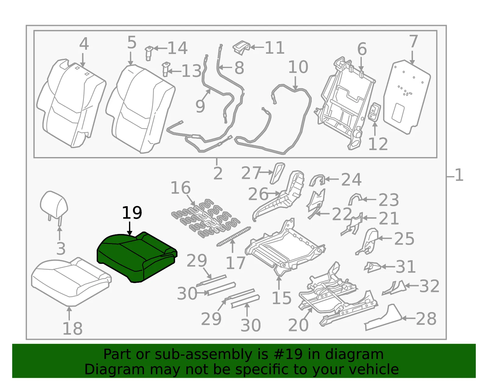 Cushion Cover - Mazda (ts81882113a) - view 2