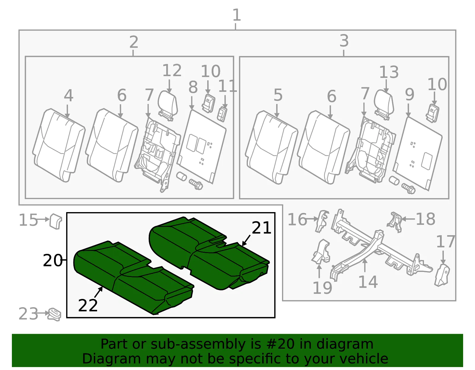 Seat Cushion Foam - Mazda (ts828821039) - view 2