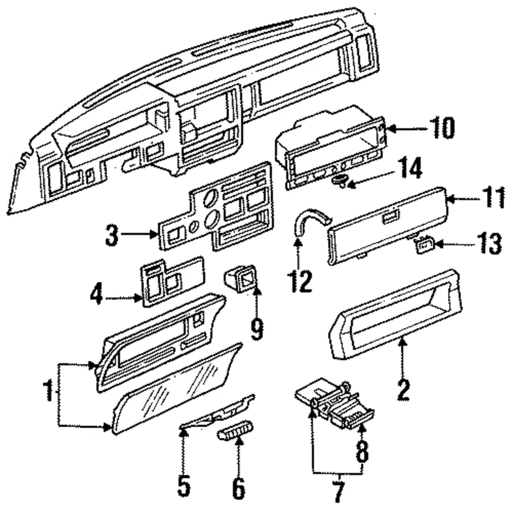 Ashtray Assembly - Mazda (ub396461009)