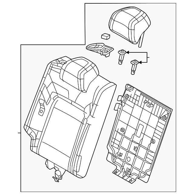 Back(R) Rear Seat - Mazda (va4057400e02)