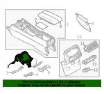 Console Bracket - Mazda (va406433x) - view 4