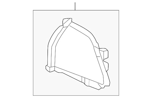 Instrument Panel Side Cover - Mazda (va406496002)