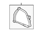 Instrument Panel Side Cover - Mazda (va406496002) - view 3
