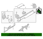 Instrument Panel Side Cover - Mazda (va406496002) - view 4