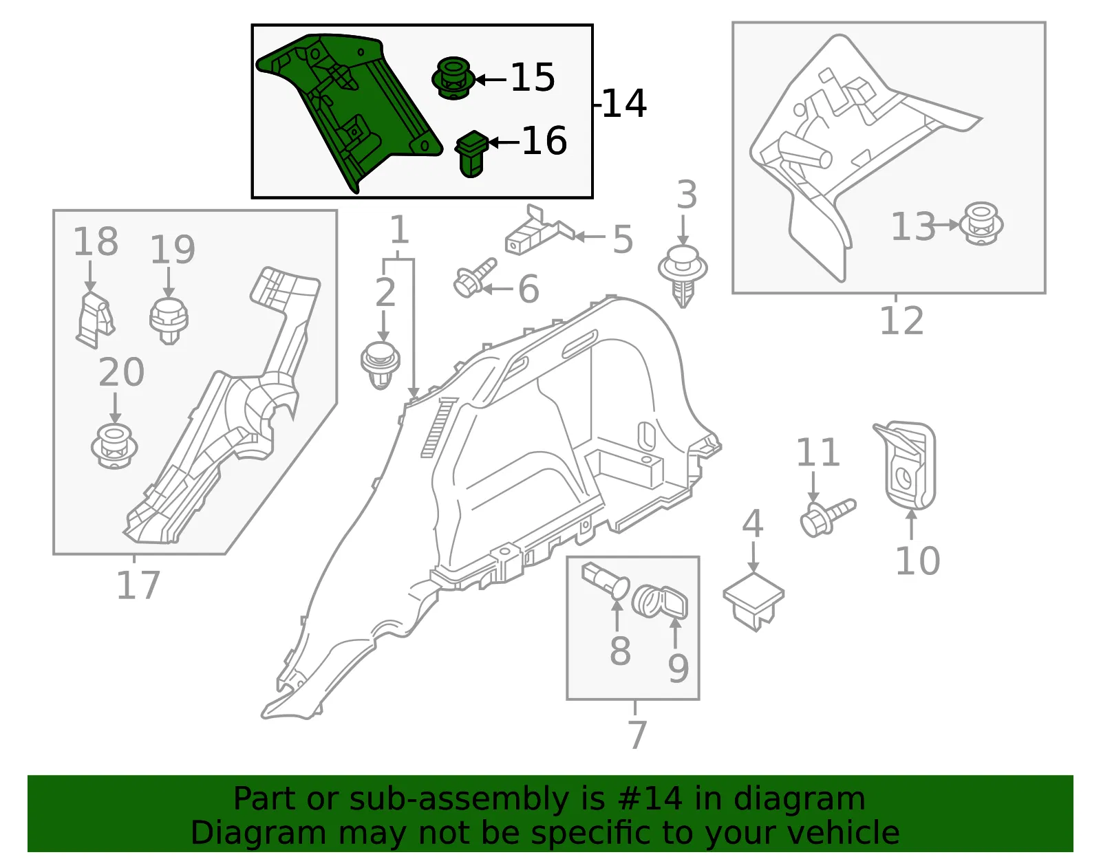 Front Trim - Mazda (va406825002) - view 2