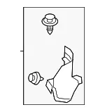 Kick Panel Trim - Mazda (va406839002) - view 3