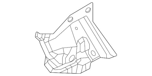 Lower Dash Panel Gusset - Mazda (va407007z)