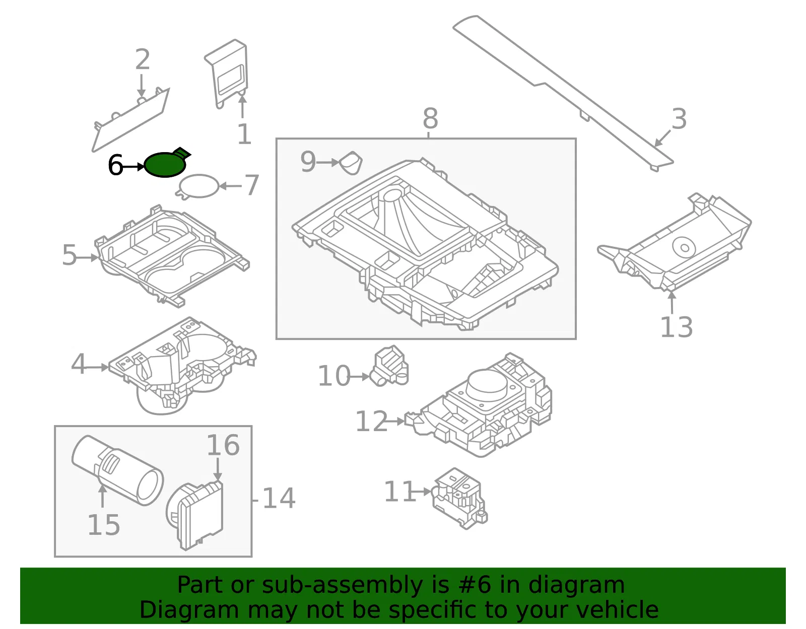 Cup Holder Ring - Mazda (va4164313) - view 2