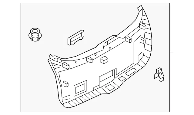 Lift-Gate Trim - Mazda (va416896002)