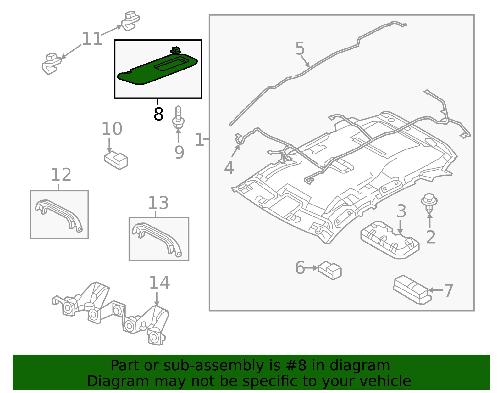 Sun Visor - Mazda (va416927075) - view 2