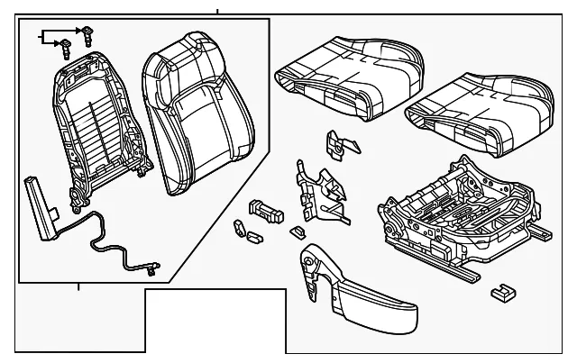 Seat Assembly - Mazda (va4257100f02)