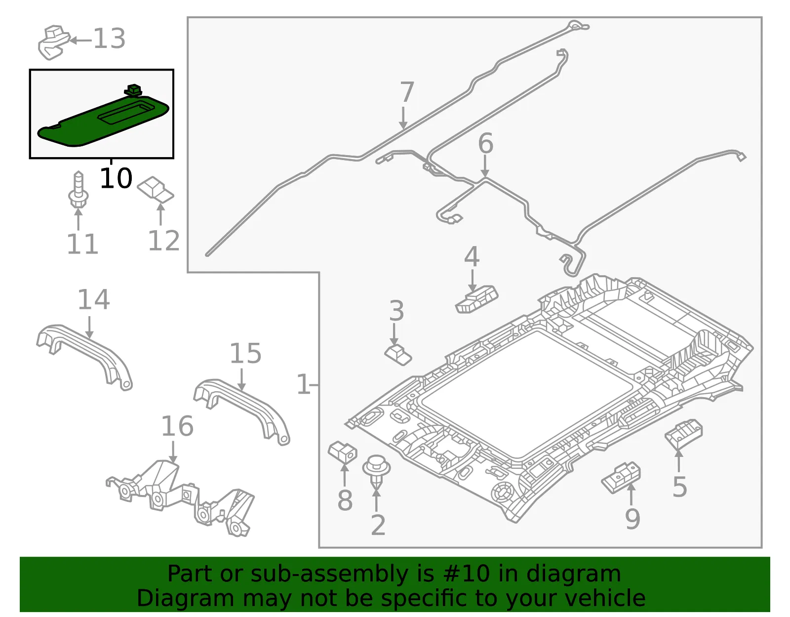Sun Visor - Mazda (va436927075) - view 2