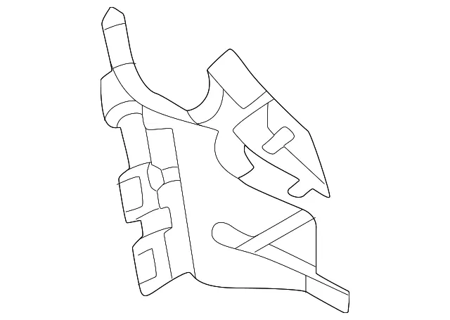 Seat Back Recliner Adjustment Mechanism Cover - Mazda (va43881g402)
