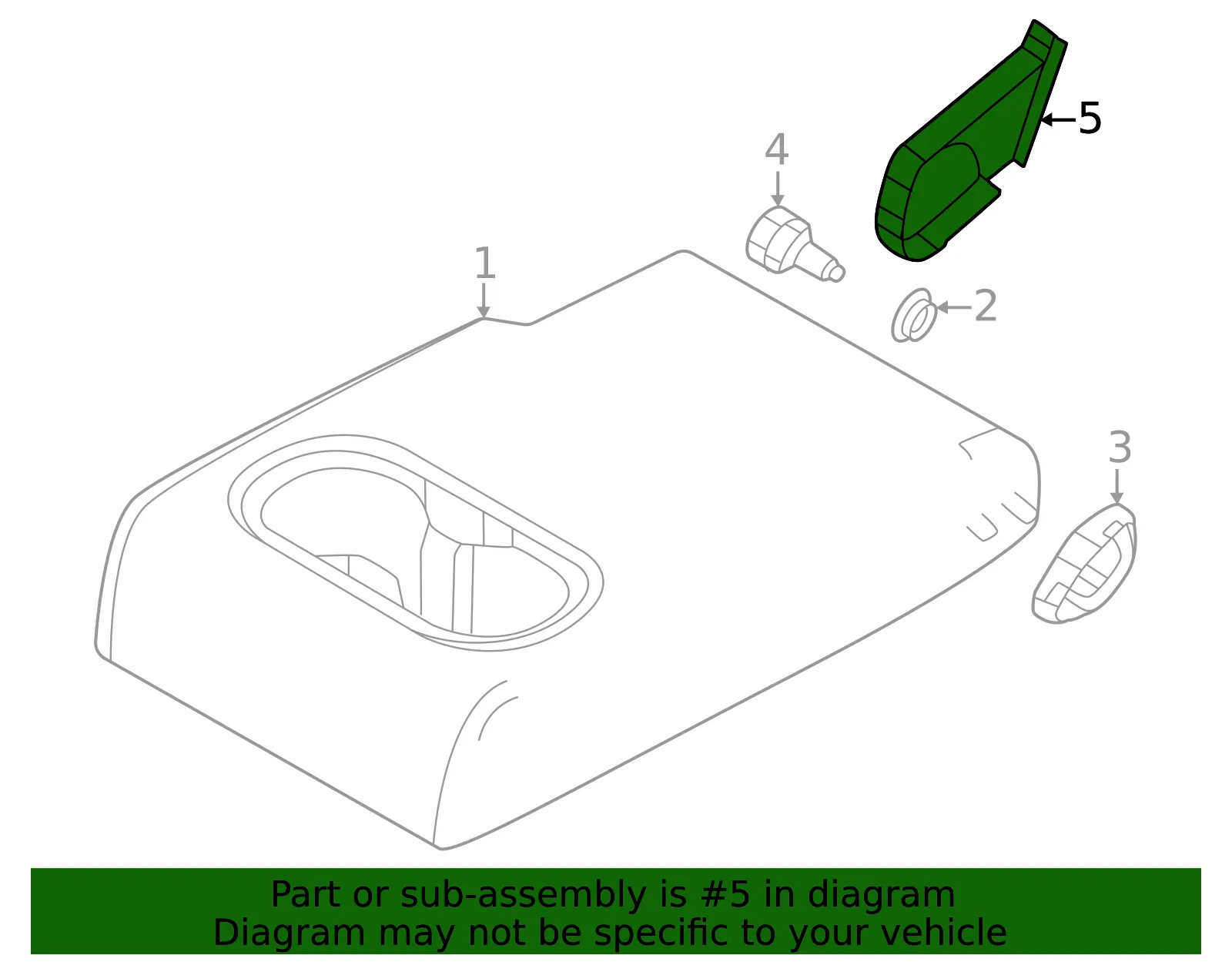 Seat Armrest Cover - Mazda (va43882a402) - view 2