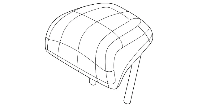 Headrest, Center - Mazda (va438834002)