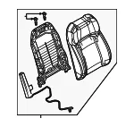 Seat Back Assembly - Mazda (va53881302b) - view 3