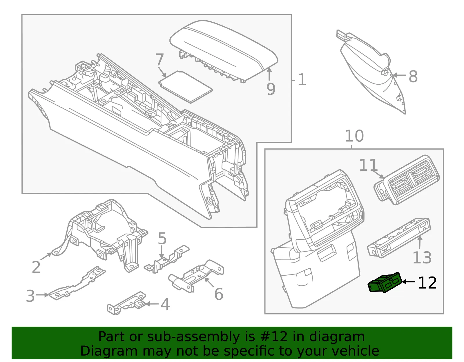 12 Volt Accessory Power Outlet - Mazda (va5466290) - view 2
