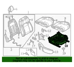 Seat Frame - Mazda (va5488aa0) - view 4