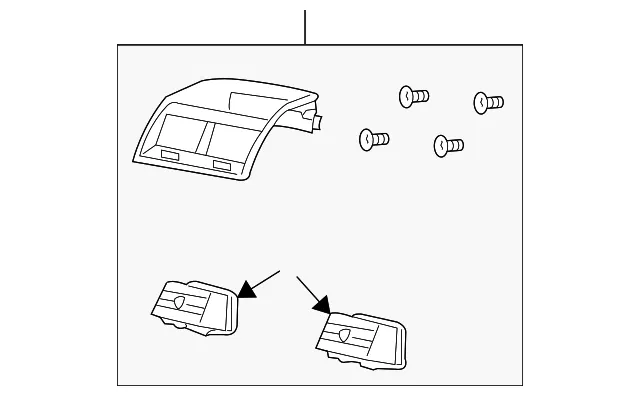 Instrument Panel Air Duct - Mazda (zz1b6493170)